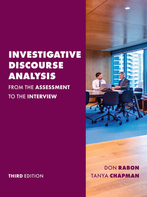 cover image of Investigative Discourse Analysis